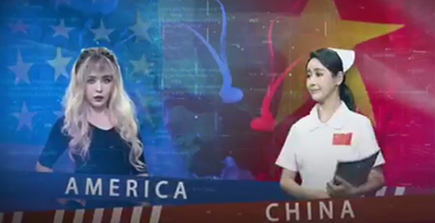 新冠疫情下两国的策略